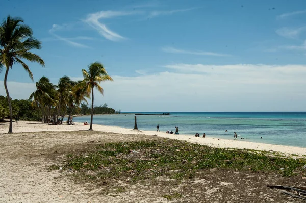 Παραλία Της Καραϊβικής Τουλούμ Μεξικό — Φωτογραφία Αρχείου