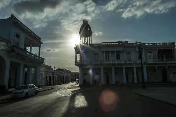 Altes Kolonialgebäude Der Stadt Kuba — Stockfoto