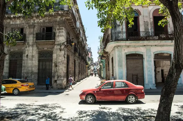 Havana Cuba Janeiro Vista Das Ruas Havana — Fotografia de Stock