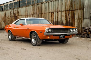 Güçlü araba Dodge Challanger 1970