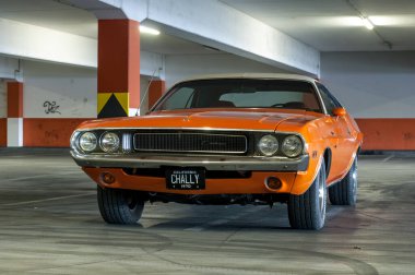 Güçlü araba Dodge Challanger 1970