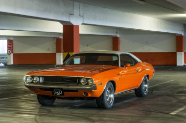 Güçlü araba Dodge Challanger 1970