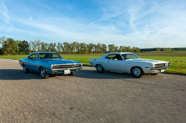 Samochód Mięśni Dodge Challanger 1970 — Zdjęcie stockowe