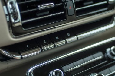 Arabanın iç detayları. araba detayları.