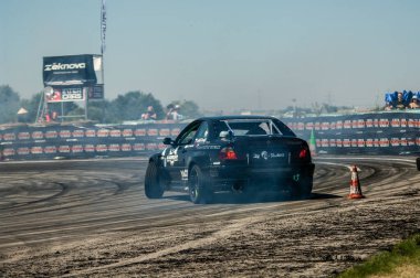 Odessa, Ukrayna - 17 Ağustos, 2018: yolda araba yarışı - Yetişkin yarış liatopibiği