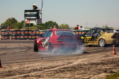 kiev, ukraine - Mart 3 0, 2 0 16: Drift drift yarışı