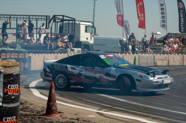 Odessa, Ukrayna - 19 Ağustos, 2017: Liliov Severon 'da araba yarışı.