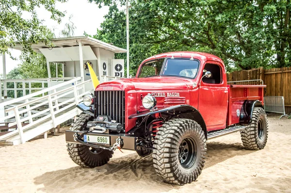 Ford Truck Beach American Ford — Stock Photo, Image