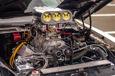 Araba motoru kapatmak görünümü