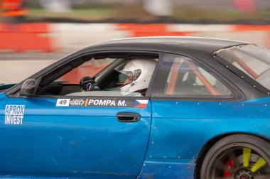 Odessa, Ukrayna - 17 Nisan, 219: araba yarışı, çocuk yarışlarında araba yarışı.