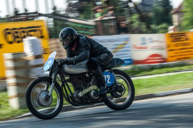 Moskova, Rusya - 17 Mayıs, 27 Mayıs 17: Motosiklet Yarışması.