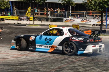 Kyiv, Ukrayna - 21 Ağustos 21.016.Sergi pistte