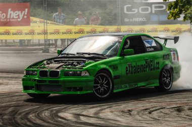 kiev, ukraine - Mayıs 19, 2018: 00 açık şehirde, Ukrayna 'nın yüzüğü, drift, drift