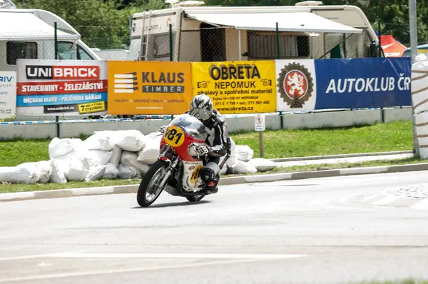 Motociclista Ciudad — Foto de Stock