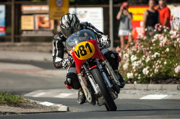 Motocyklový Závod Silnici — Stock fotografie