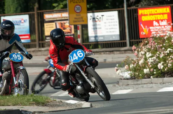 Мотоциклист Мотоцикле — стоковое фото