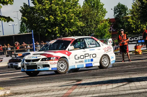 Odessa Ukrajina Srpna Mistrovství Ukrajiny Závodním Dospělém Autě Řidiči Rallye — Stock fotografie