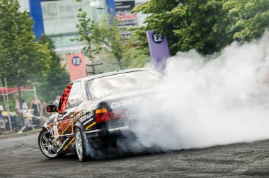 kiev, ukraine, Mayıs 062019: Sürüklenen araba