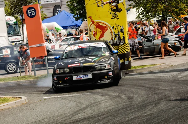 Rally Autó Versenyen — Stock Fotó