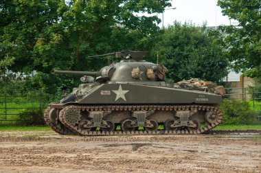 Parktaki Amerikan tankı.