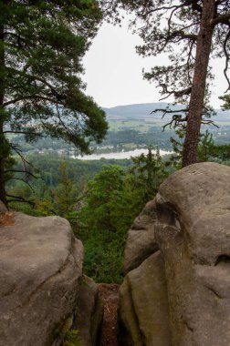 Dağların güzel manzarası