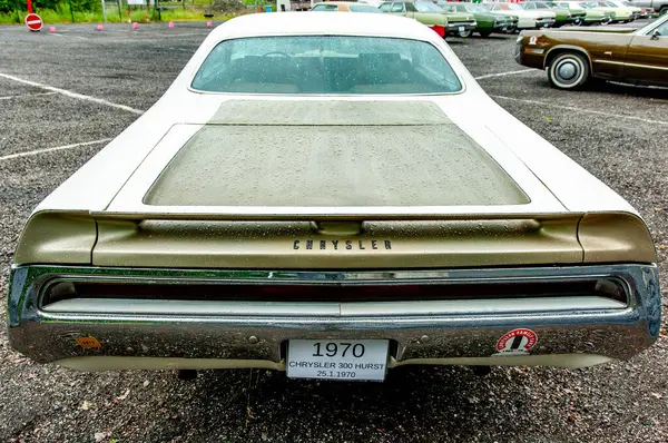 Parkta arka arkaya park etmiş arabalar.