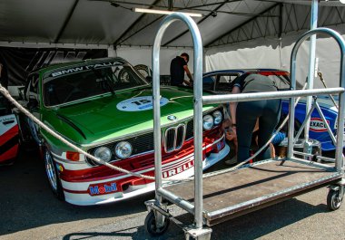 Yarış arabasının görüntüsü