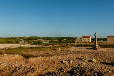 Eski Rovinj şehrinin manzarası