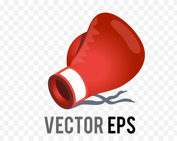 Изолированная Векторная Красная Перчатка — стоковый вектор