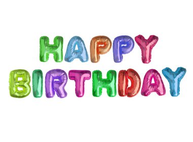 Gökkuşağı rengarenk hava balonları kutladı. Mutlu yıllar.