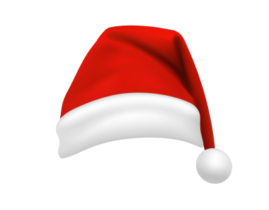 Beyaz Noel Baba şapkası parti ikonunu kutluyor.