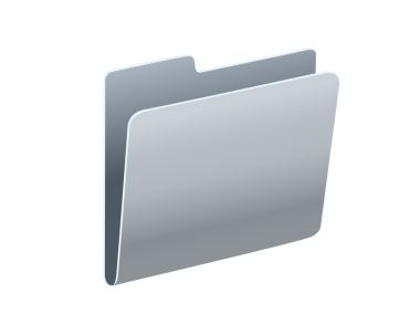 Belgeli klasik gradyan gri bilgisayar dosya ikonu