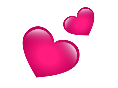 İzole edilmiş iki kalp dairesel çizgide yer değiştiriyor.