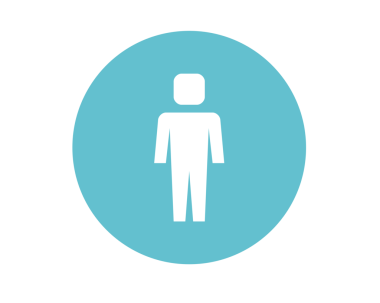 İzole edilmiş mavi erkek tuvaleti dairesi ikonu. Kadın ve erkeğin ikongrafisi. Umumi tuvaletler, tuvaletler, tuvaletler.