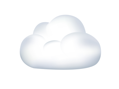 Kabarık kümülüs bulutu, bulutlu, bulutlu gün simgesi