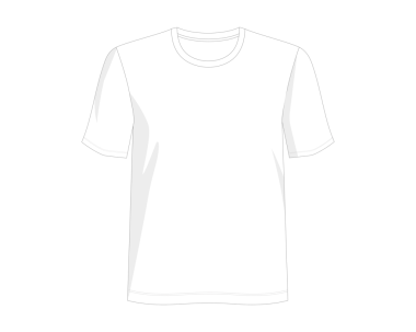 Beyaz boş tişört tasarım konsepti için ürün kıyafeti giyiyor.