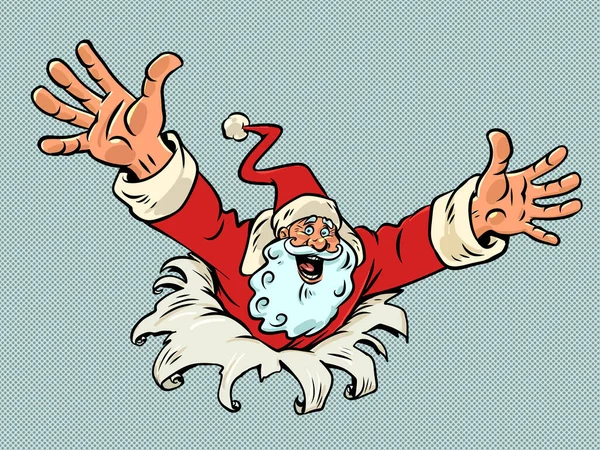 Una Sorpresa Inesperada Para Las Vacaciones Navidad Aparición Ofertas Rentables Vector De Stock