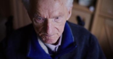 Lonely Senior Man Aged Retired Elderly Man