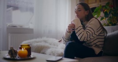 Unhappy Depressed Pensive Upset Woman Portrait