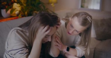 Woman Giving Support to sad and stressed woman