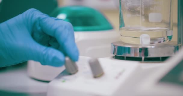 Închiderea Cercetărilor Efectuate Laboratorul Medical Cancer Research Covid — Videoclip de stoc