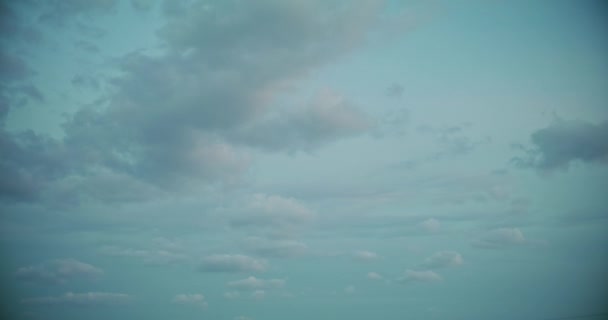 Atmospheric Dramatic Clouds Timelapse Moving Cloudscape — Stock Video
