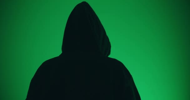 Female Haker Stealing Data Breaking Protection Phishing — стоковое видео