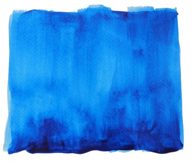 Soyut arkaplan ve doku deseni beyaz arkaplanda izole edilmiş mavi ve yeşil renk akışı, suluboya el çizimi ve kağıda boyanmış