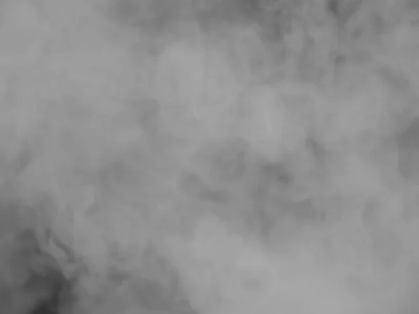 Blurry White Mist Smoke Steam Black Background Pollution Burnin — стоковое фото