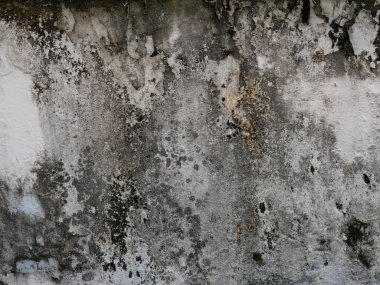 Beton duvarın kabataslak dokusu, gri, siyah ve beyaz soyut arkaplan.