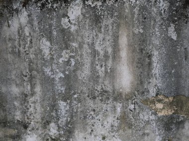 Beton duvarın kabataslak dokusu, gri, siyah ve beyaz soyut arkaplan.