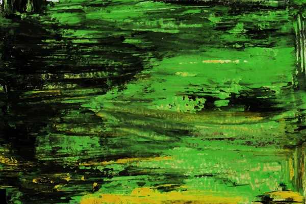Зеленый Гранж Абстрактный Фон Живописи — стоковый вектор