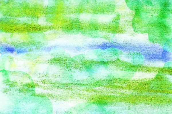Eine Künstlerische Grüne Abstrakte Malerei Pinselstrich Hintergrund — Stockvektor