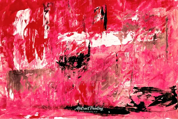 an artistic red abstract painting